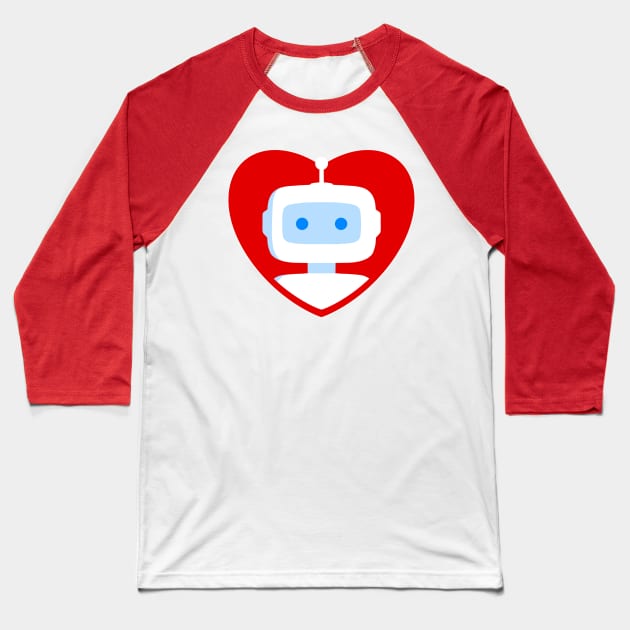 Modbot love Baseball T-Shirt by Ivetastic